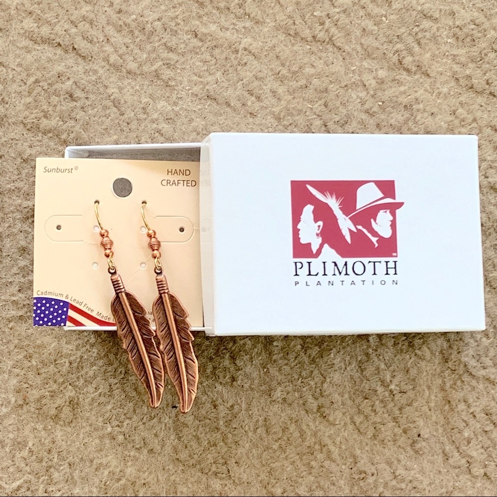 Feather Earrings from Plimouth Plantation